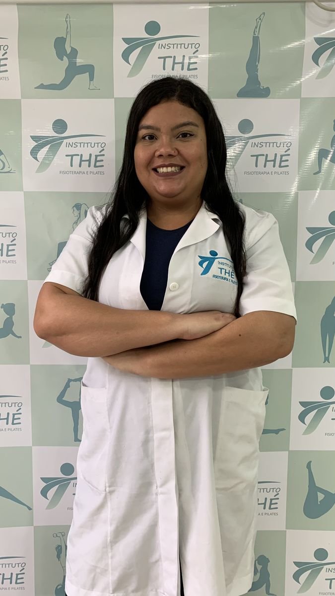 Fisioterapeuta do Instituto Thé em jaleco